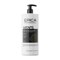 EPICA PROFESSIONAL Шампунь универсальный мужской для волос и тела 3 in 1 / Men's 1000 мл, фото 1