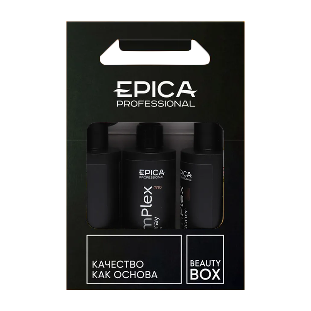 EPICA PROFESSIONAL Набор для защиты кожи головы и волос (шампунь 250 мл + кондиционер 250 мл + спрей 250 мл) ComPlex Pro
