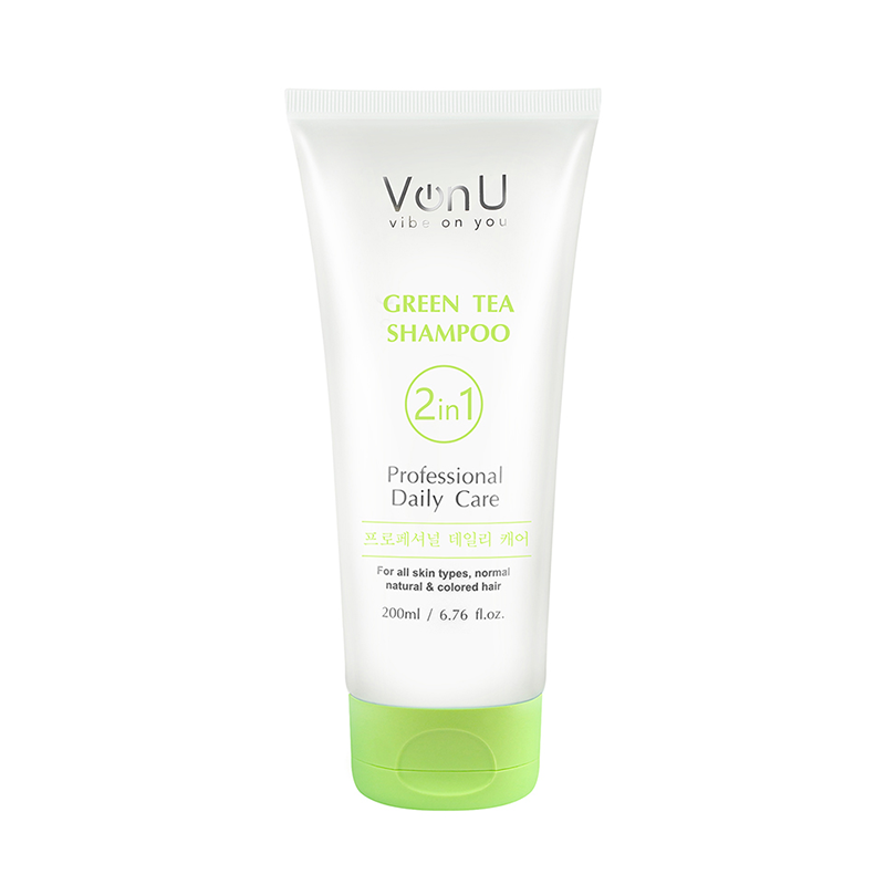 VON-U Шампунь для волос с зеленым чаем / Green Tea Shampoo 200 мл