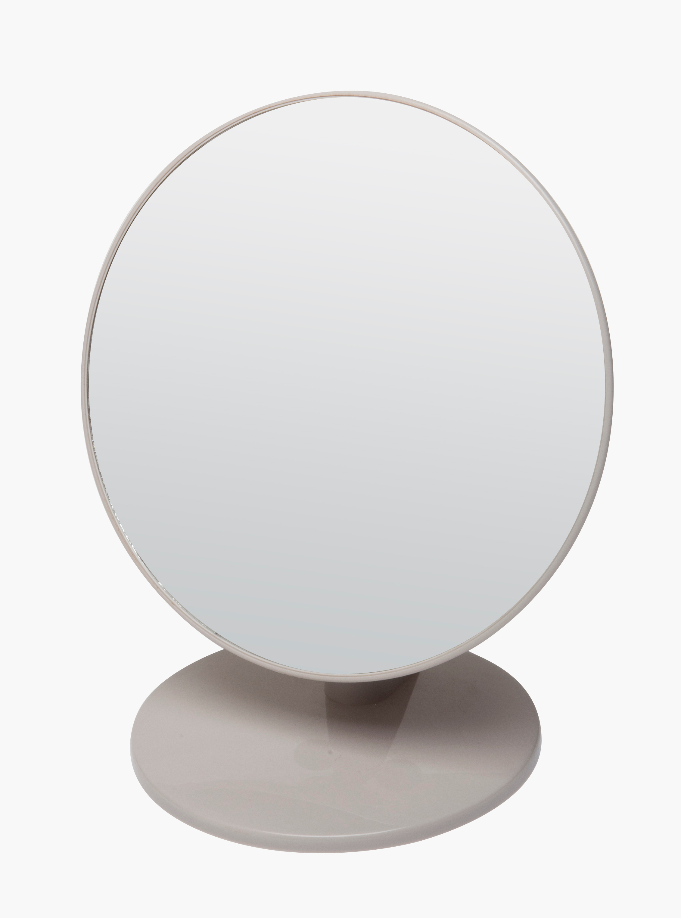 Купить DEWAL BEAUTY Зеркало настольное, в серой оправе, на пластиковой подставке 20x23, 5 см