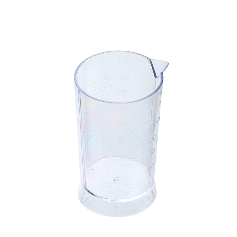 DEWAL PROFESSIONAL Стакан мерный с носиком (прозрачный) 100 мл стакан мерный 0 5 л 6 мерных ложек apollo gage gag 50