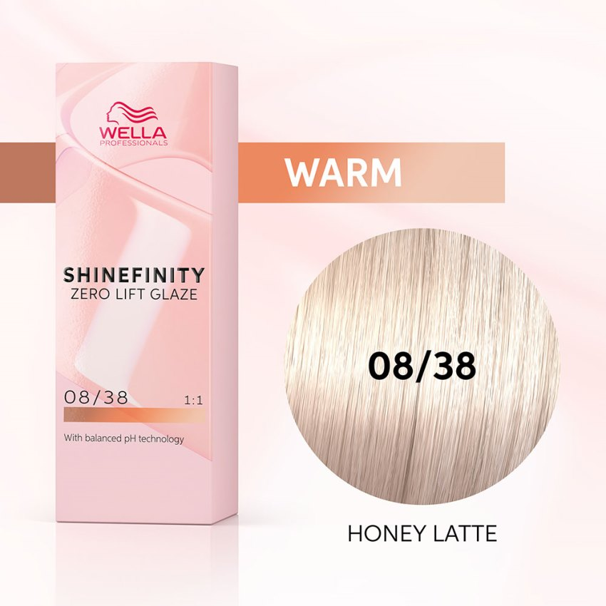 WELLA 08/38 гель-крем краска для волос / WE Shinefinity 60 мл, фото 3
