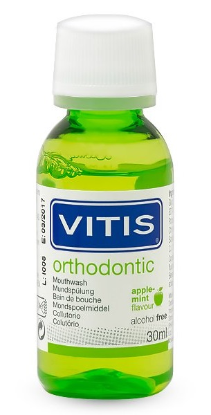 DENTAID Ополаскиватель для полости рта Vitis Ortho 30 мл dentaid ополаскиватель для полости рта vitis anticaries 30 мл