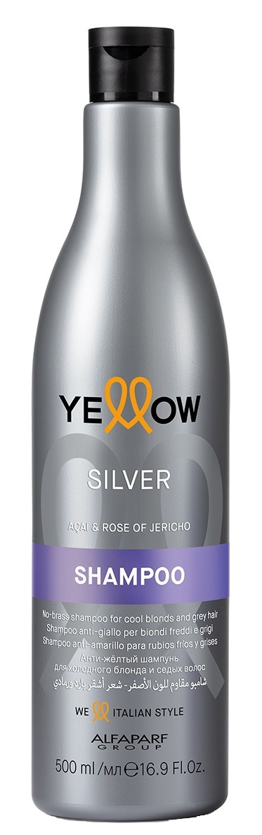 

YELLOW Шампунь анти-желтый для холодного блонда и седых волос / YE SILVER SHAMPOO 500 мл