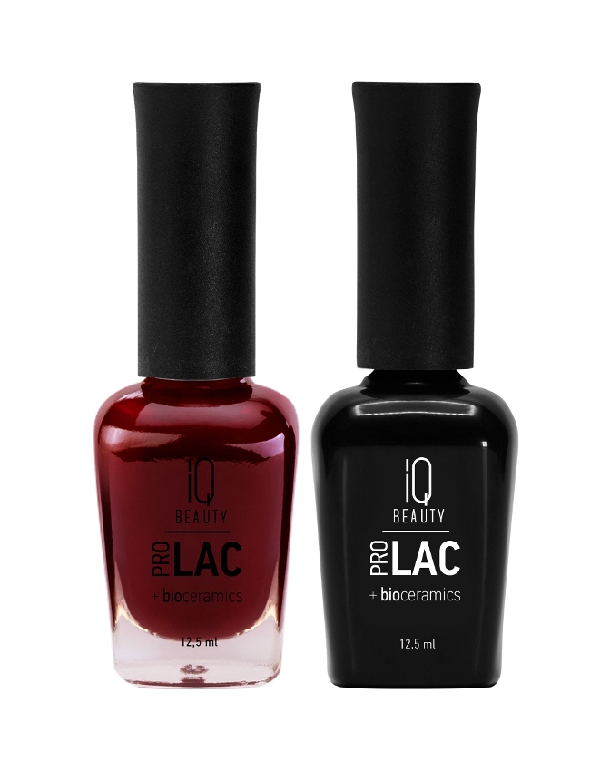 IQ BEAUTY 025 лак для ногтей укрепляющий с биокерамикой / Nail polish PROLAC + bioceramics 12.5 мл, фото 4