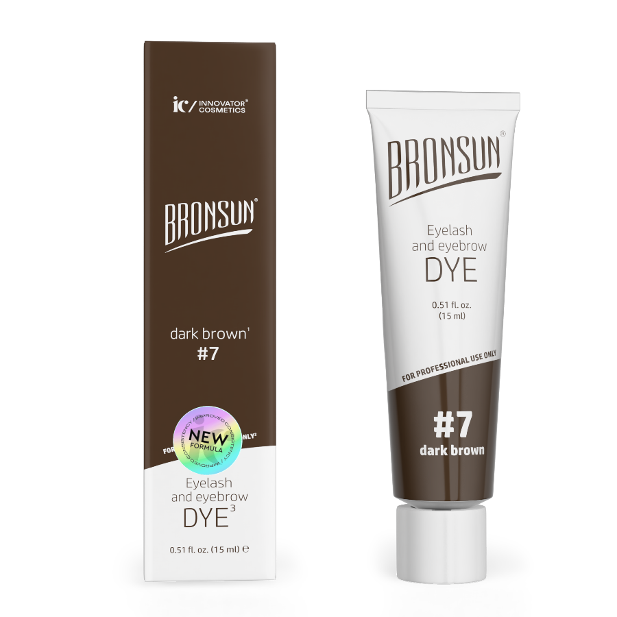BRONSUN Краска для ресниц и бровей, темно-коричневый / BRONSUN #7 15 мл, фото 2
