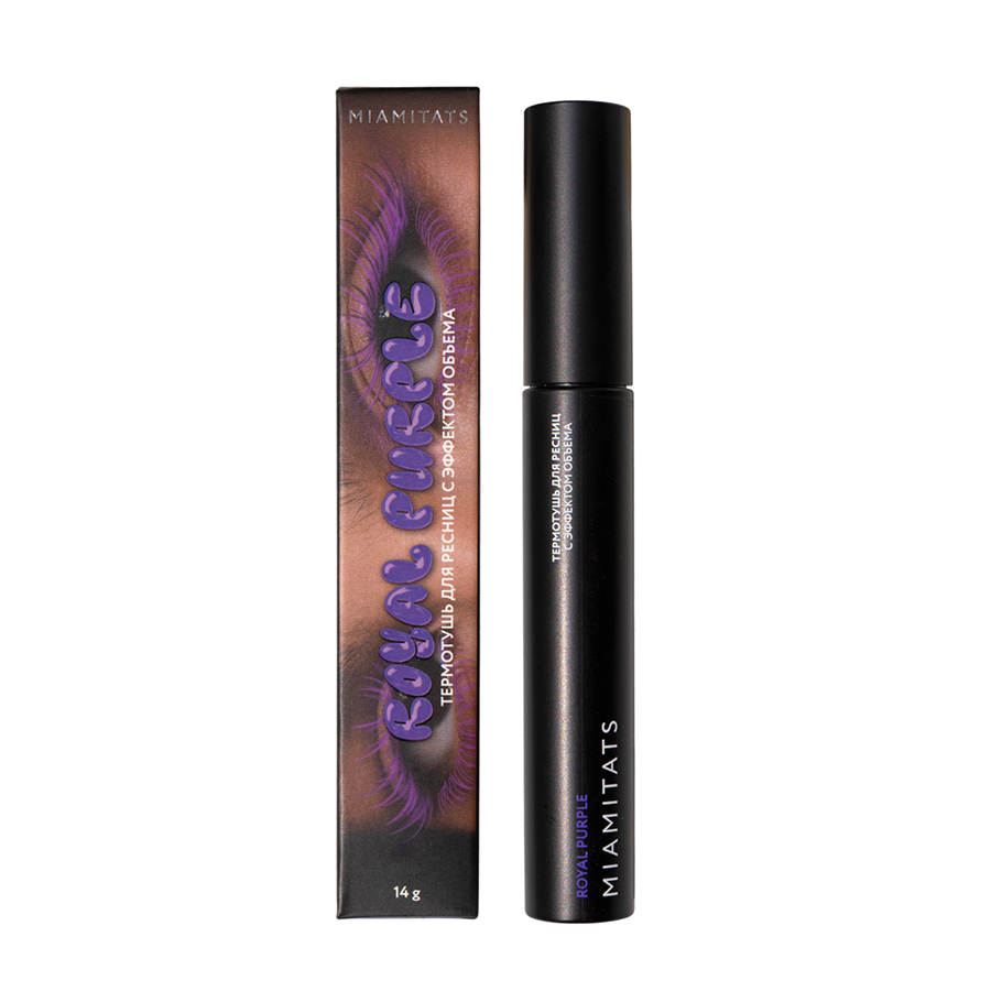 MIAMITATS Термотушь для ресниц, фиолетовая / Royal Purple 14 гр, фото 2
