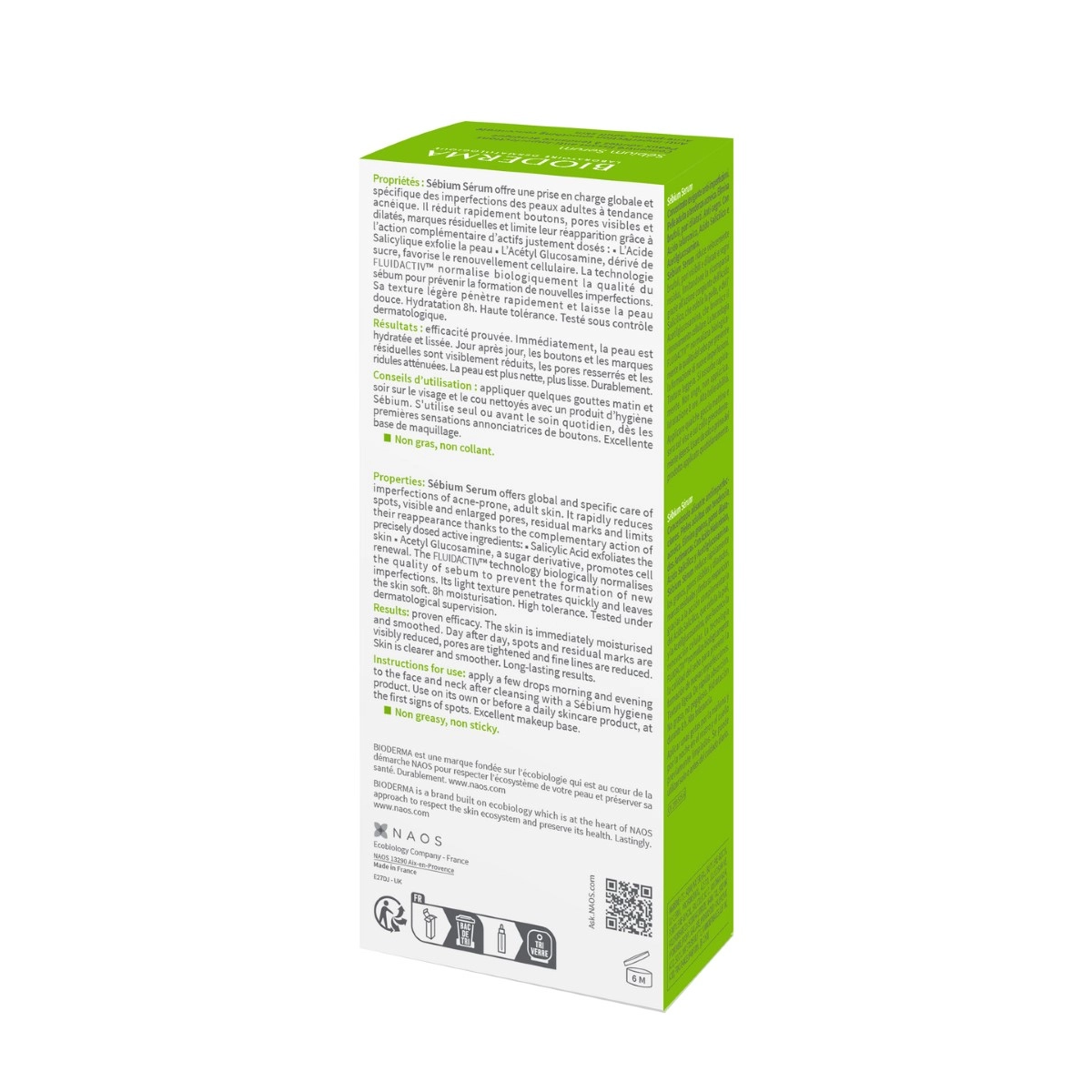 BIODERMA Сыворотка против несовершенств, постакне и морщин / Sebium 30 мл, фото 5