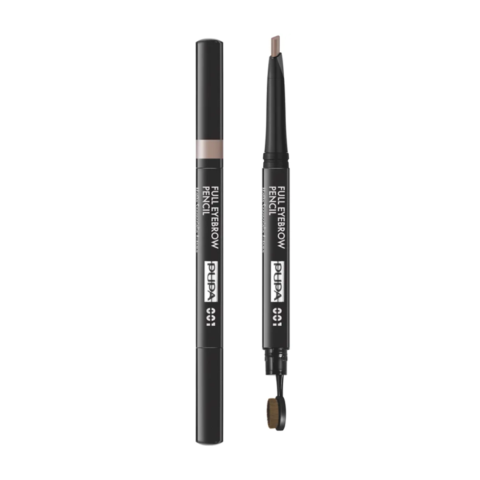 bom карандаш для бровей 3в1 triple edge eyebrow PUPA Карандаш для бровей светлый тон 001 / FULL EYEBROW PENCIL