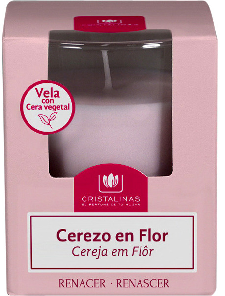 

CRISTALINAS Свеча ароматическая Цветущая вишня, 30 часов