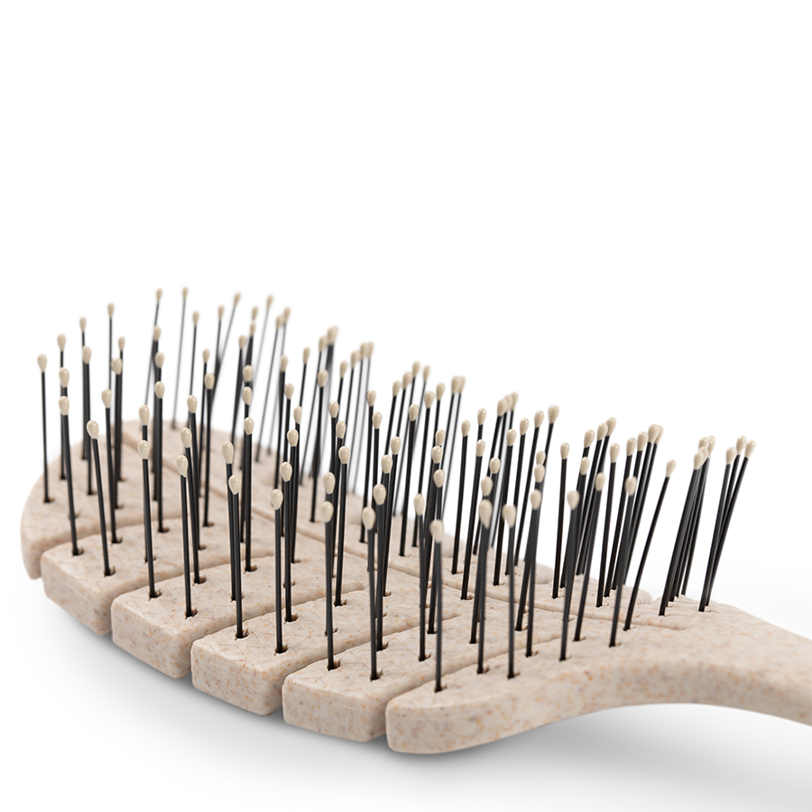 KOSMO SHTUCHKI Расчёска лепестковая малая 5438-M2, бежевая / KOSMO SHTUCHKI, фото 4