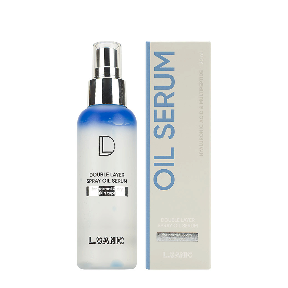 L.SANIC Сыворотка-мист двухфазная с гиалуроновой кислотой и пептидами / L.Sanic 120 мл, фото 2