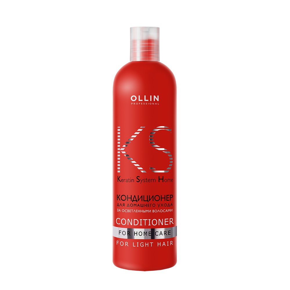 OLLIN PROFESSIONAL Кондиционер для домашнего ухода за осветленными волосами / Keratine System Home 250 мл 391821 - фото 1