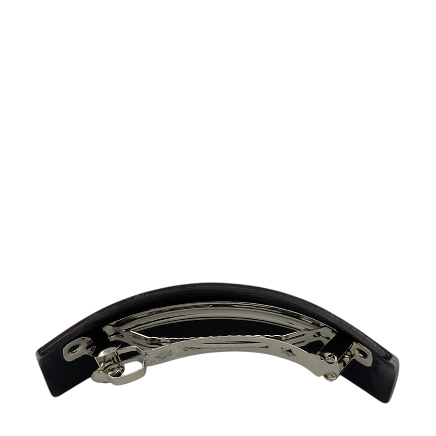 IWOU PROFESSIONAL Заколка - автомат Минерал прямоугольная бронзовая 3*9,5см, фото 3