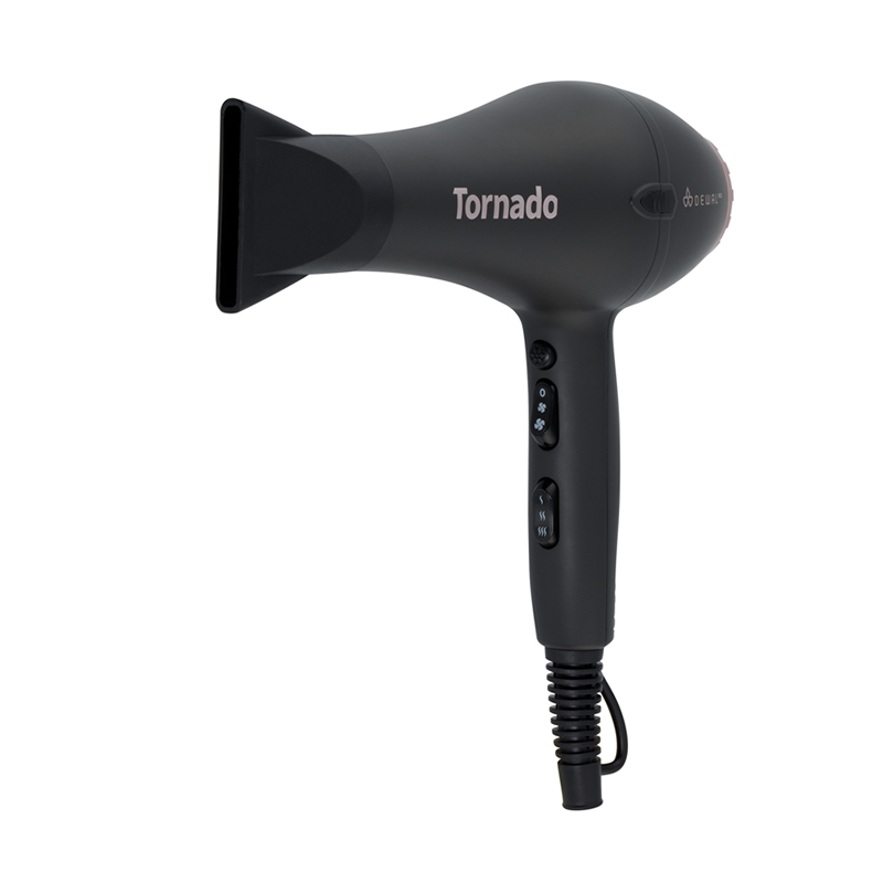 DEWAL PROFESSIONAL Фен серый ионизация 2 насадки / DEWAL PRO TORNADO, фото 5
