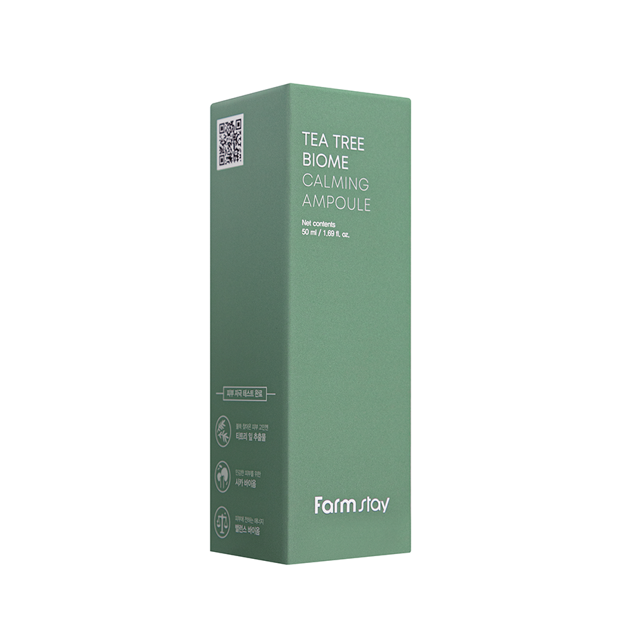 FARMSTAY Сыворотка успокаивающая для лица с чайным деревом / Tea Tree Biome Calming Ampoule 50 мл, фото 2