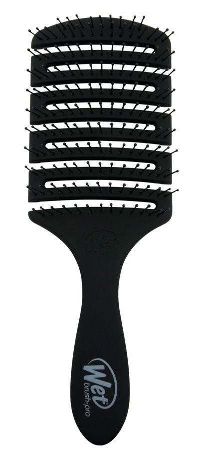 Wet Brush Щетка для быстрой сушки волос, прямоугольная, черная / WET BRUSH FLEX DRY PADDLE BLACK