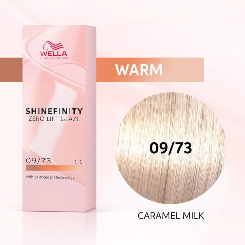 WELLA 09/73 гель-крем краска для волос / WE Shinefinity 60 мл, фото 3