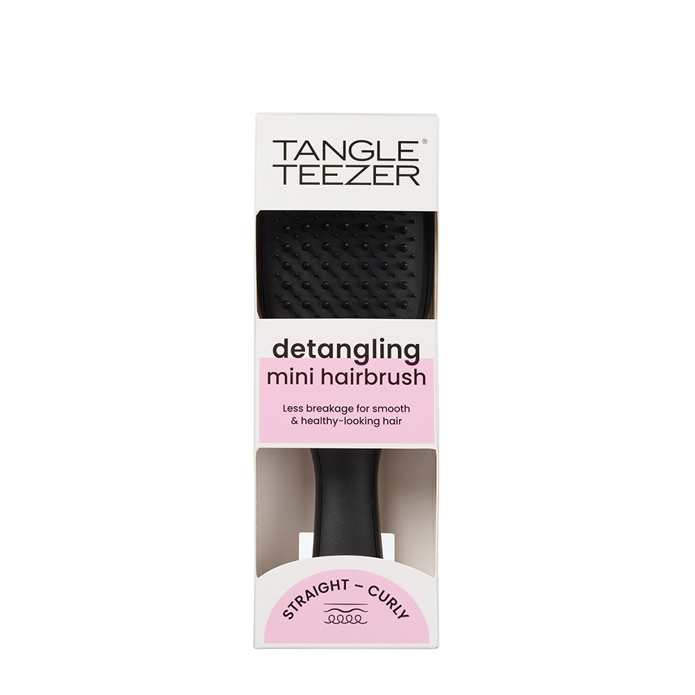 TANGLE TEEZER Расческа для волос / The Ultimate Detangler Mini Liquorice Black, фото 5