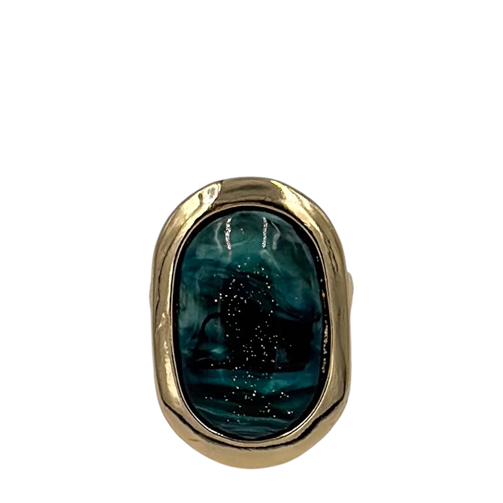 

IWOU PROFESSIONAL Кольцо Бирюзовый космос