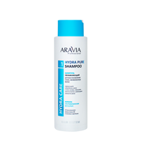 Шампунь бессульфатный увлажняющий для восстановления сухих, обезвоженных волос / Hydra Pure Shampoo 400 мл, ARAVIA