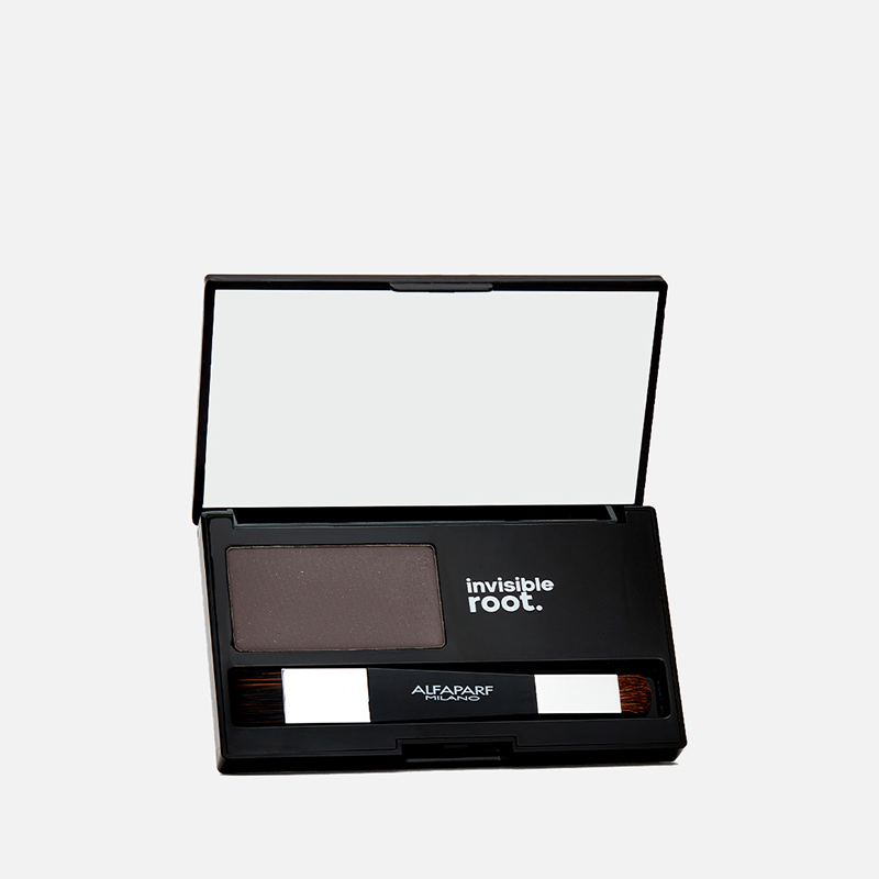 ALFAPARF MILANO Пудра для окрашивания волос, тон тёмно-коричневый / Root touch up powder BLACK DARKEST BROWN 5 гр, фото 2