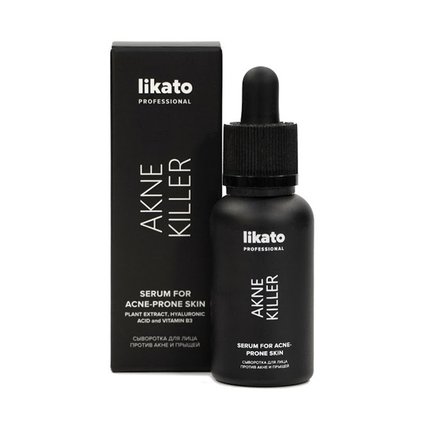 LIKATO PROFESSIONAL Сыворотка против акне и прыщей для лица 30 мл, фото 2