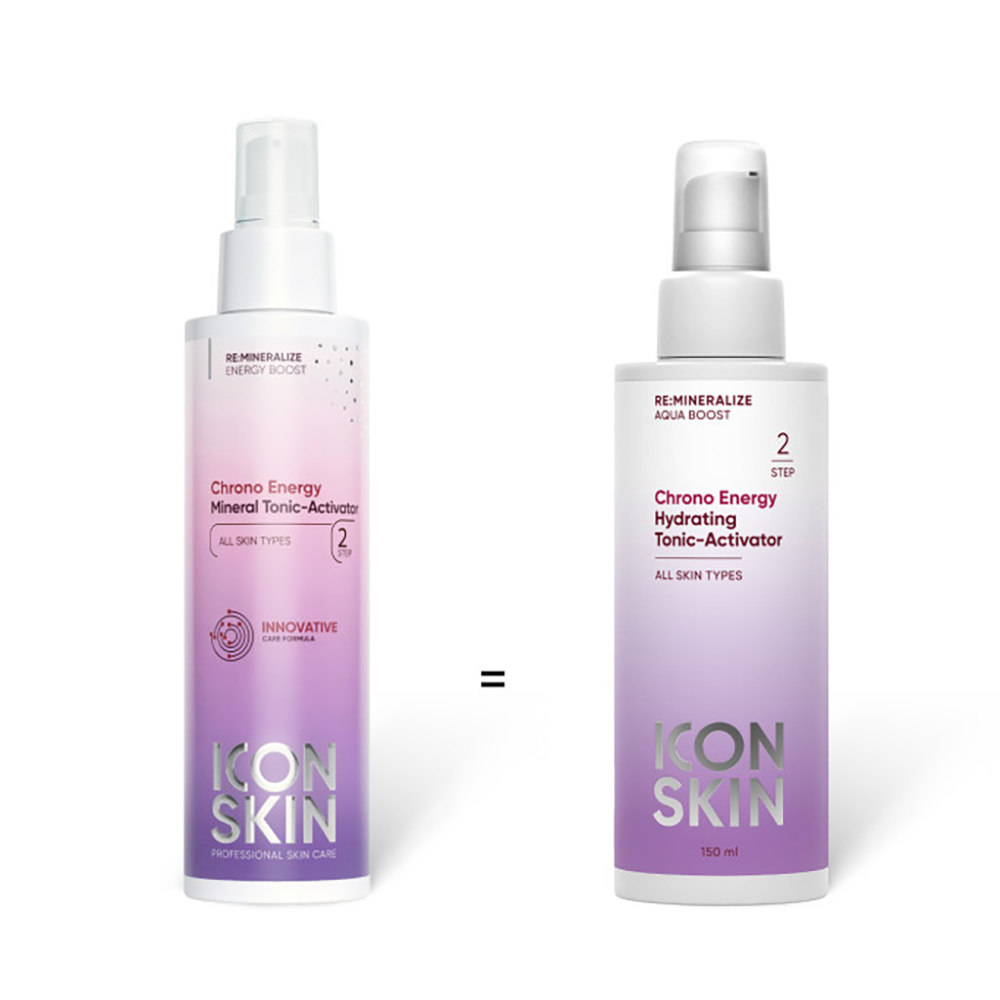 ICON SKIN Тоник-активатор увлажняющий / Re:Mineralize Chrono Energy 150 мл, фото 3