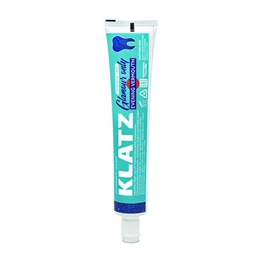 KLATZ Паста зубная для девушек без фтора Вечерний вермут / GLAMOUR ONLY 75 мл