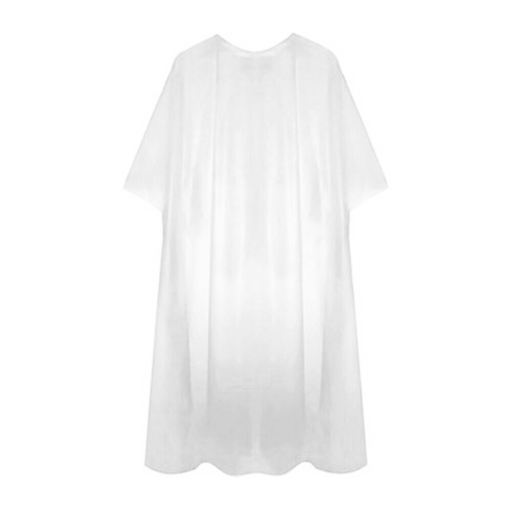 ЧИСТОВЬЕ Пеньюар для парикмахерских работ Стандарт полиэтилен, прозрачный 160*120 см 50 шт, фото 2