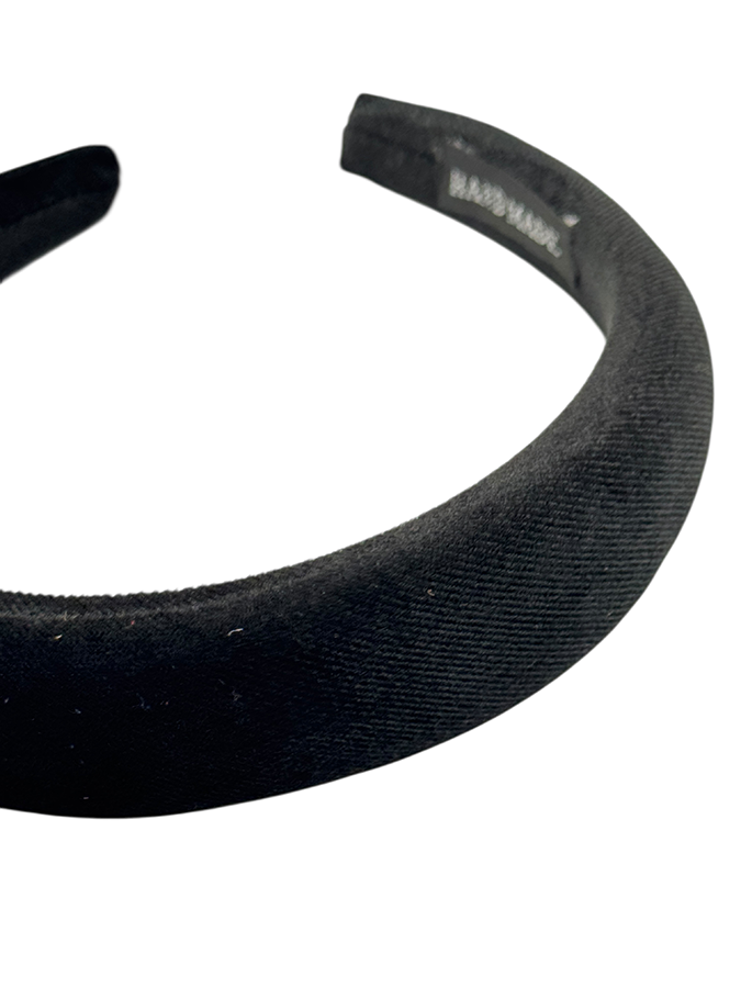IWOU PROFESSIONAL Ободок для волос Бархат черная мгла 3см, фото 3