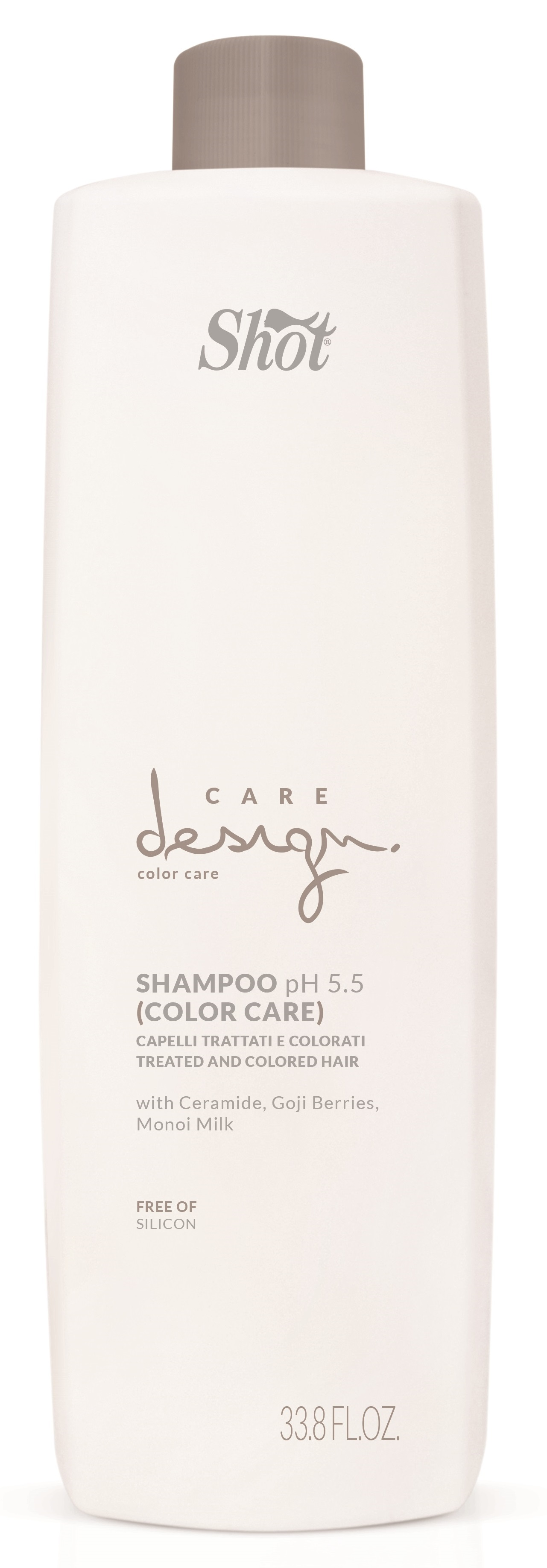 SHOT Шампунь для окрашенных волос / Care Design 1000 мл кератиновый крем против спутывания для поврежденных волос lisse design detangling cream