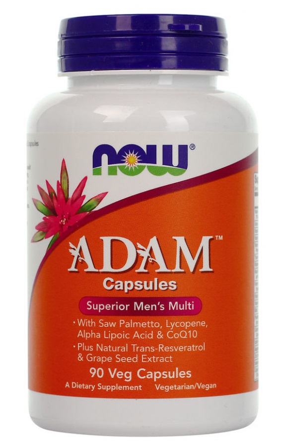 NOW FOODS Добавка биологически активная к пище Адам / ADAM MALE MULTI 90 капсул