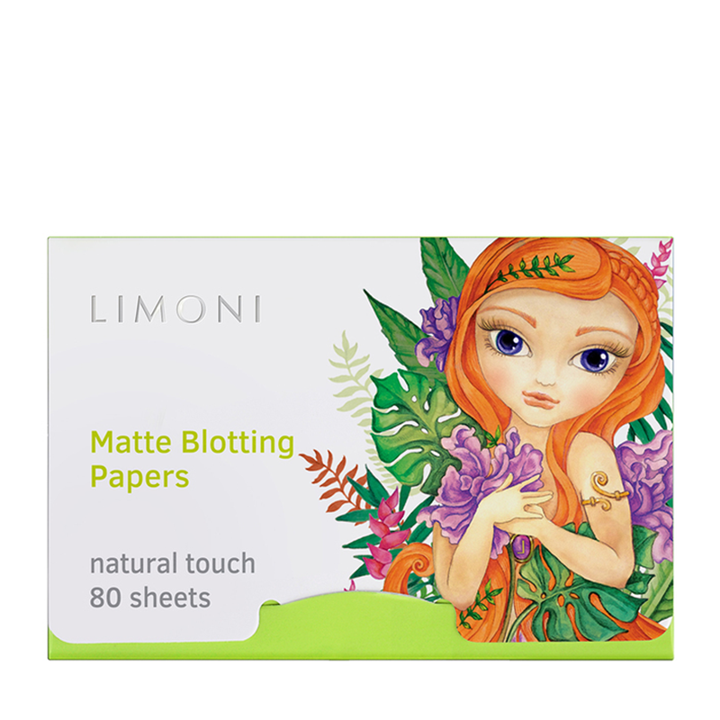 LIMONI Салфетки для лица матирующие / Matte Blotting Papers green 80 шт shiseido матирующие салфетки pureness