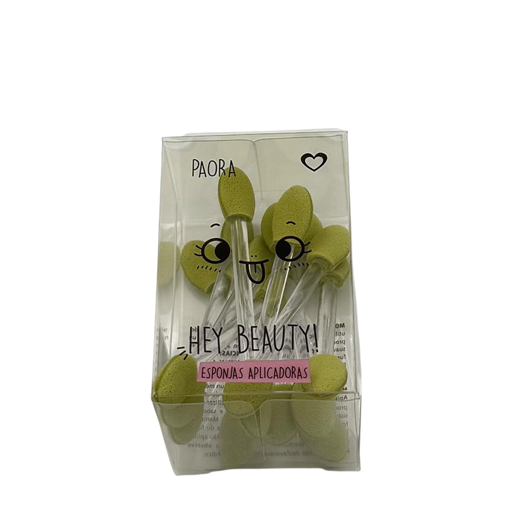 IWOU PROFESSIONAL Аппликаторы HEY BEAUTY! оливковые 10шт, фото 1