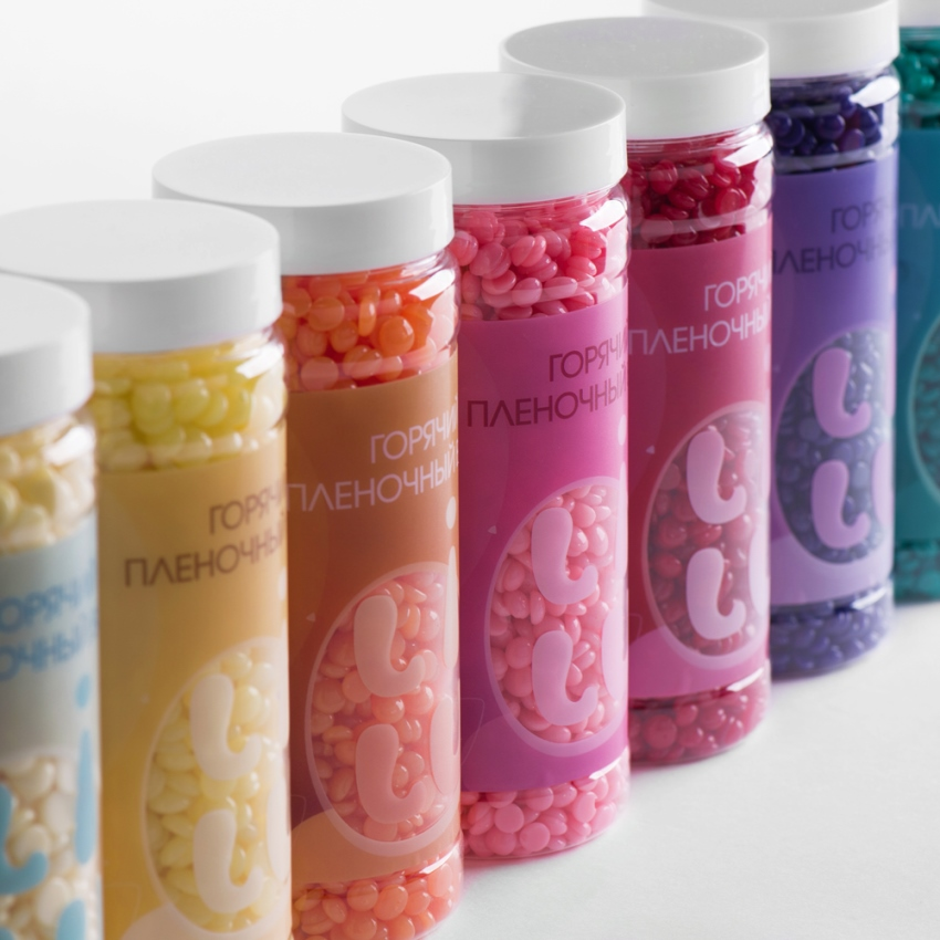 LILU Воск горячий плёночный в гранулах в банке Currant / LILU 300 гр, фото 3