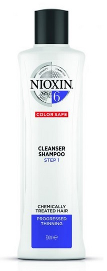 NIOXIN Шампунь очищающий для заметно редеющих волос, Система 6, 300 мл, фото 2