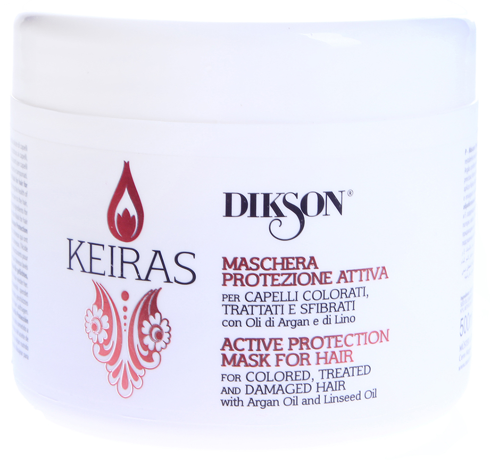 DIKSON Маска активная защита для окрашенных волос / MASCHERA PROTEZIONE ATTIVA KEIRAS 500 мл