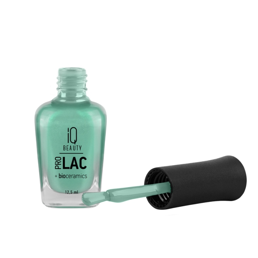 IQ BEAUTY 110 лак для ногтей укрепляющий с биокерамикой / Nail Polish PROLAC+bioceramics 12,5 мл, фото 2