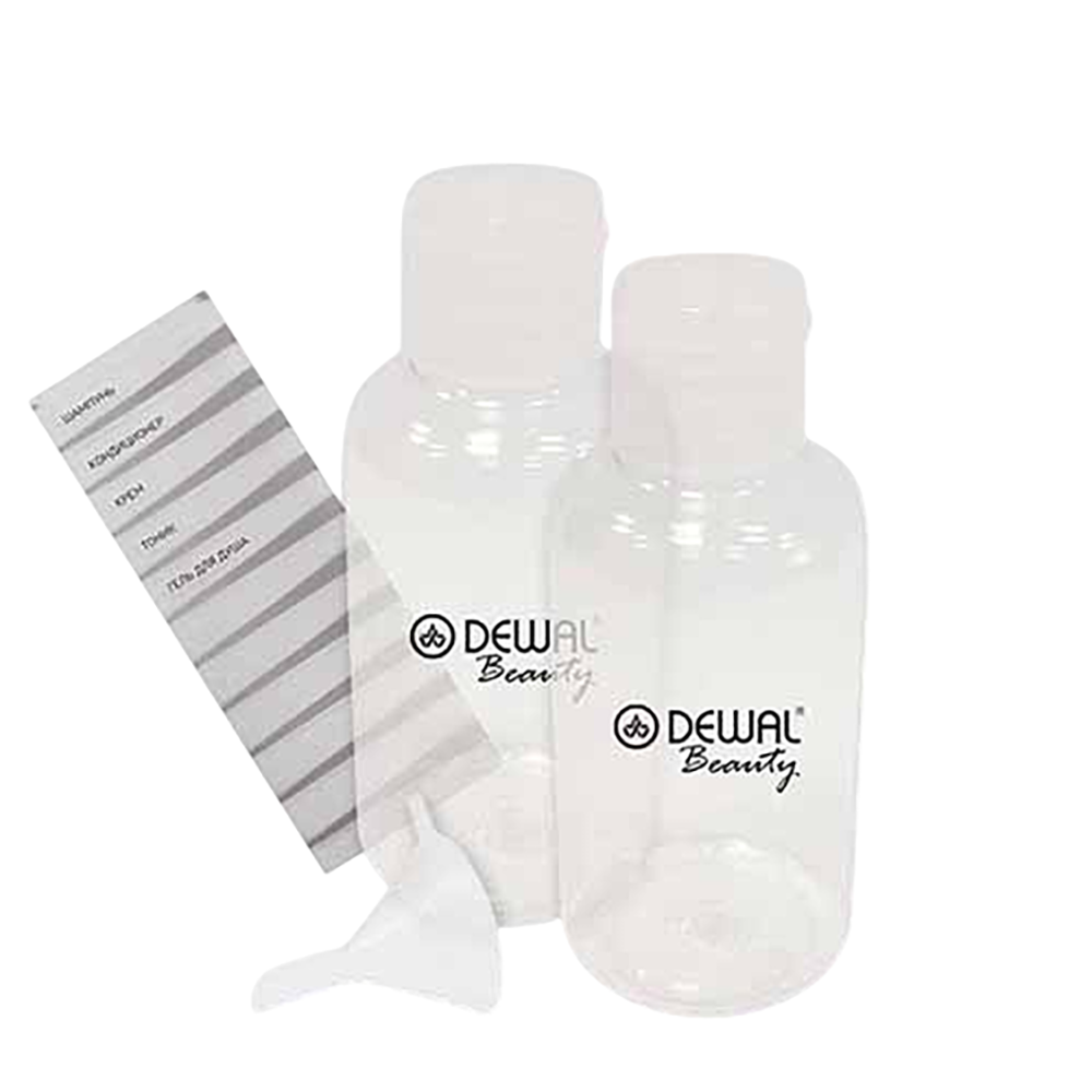DEWAL BEAUTY Набор баночек дорожный для путешествий, 3 предмета