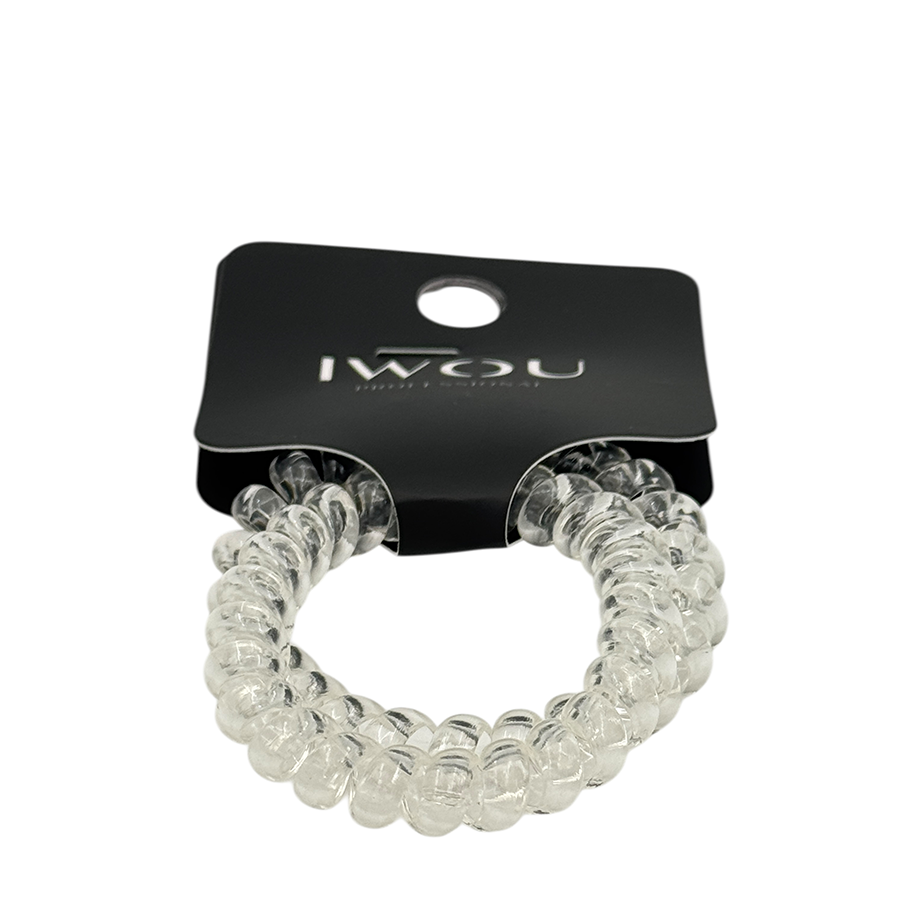 IWOU PROFESSIONAL Резинка пружинка Глянец прозрачная 2шт, фото 2