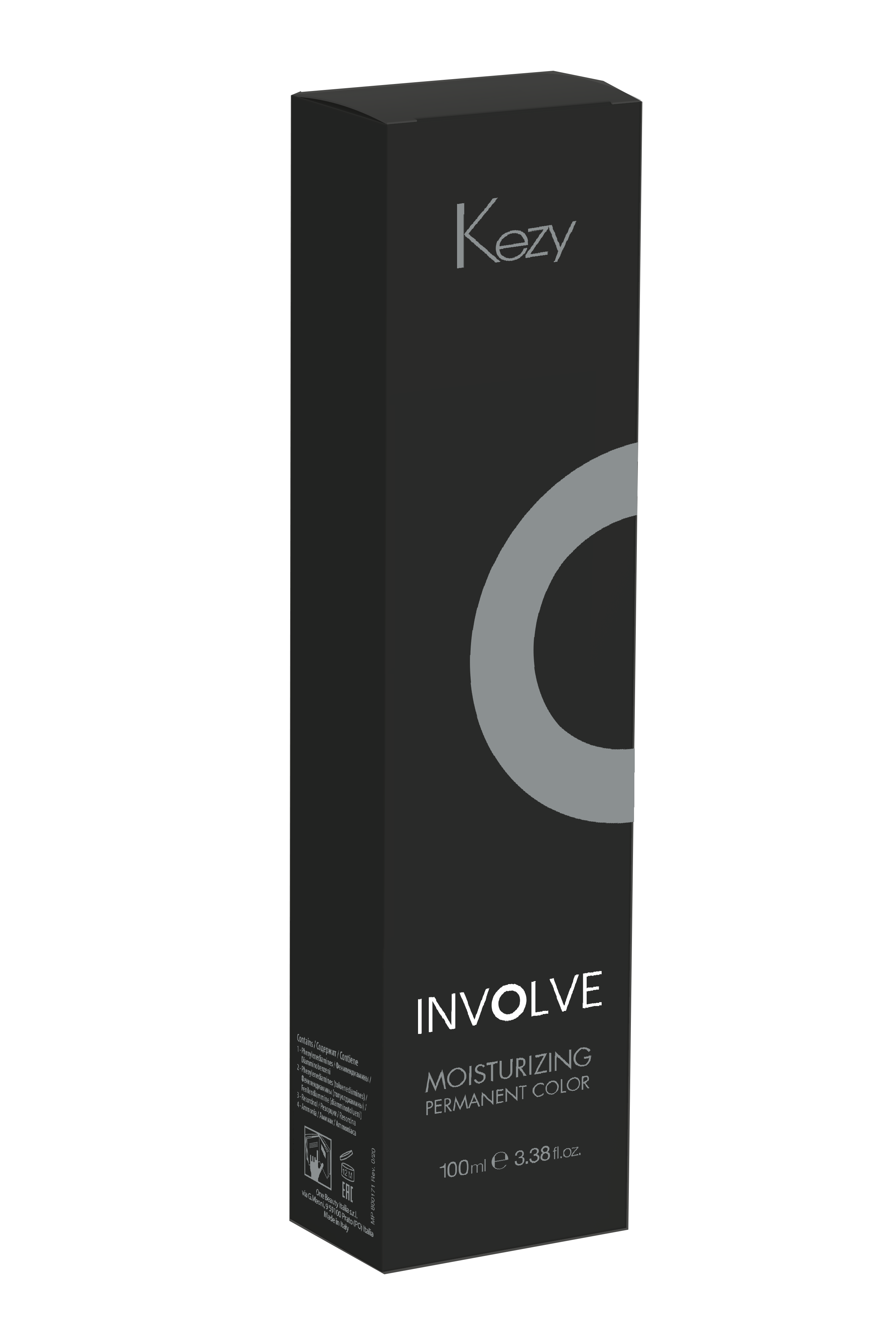 KEZY 10.17 Крем-краска стойкая увлажняющая для волос, жемчуг / INVOLVE 100 мл, фото 2