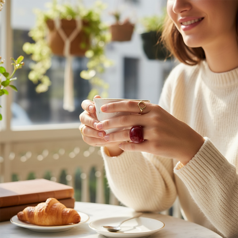 IWOU PROFESSIONAL Кольцо Глянец рубина, фото 3