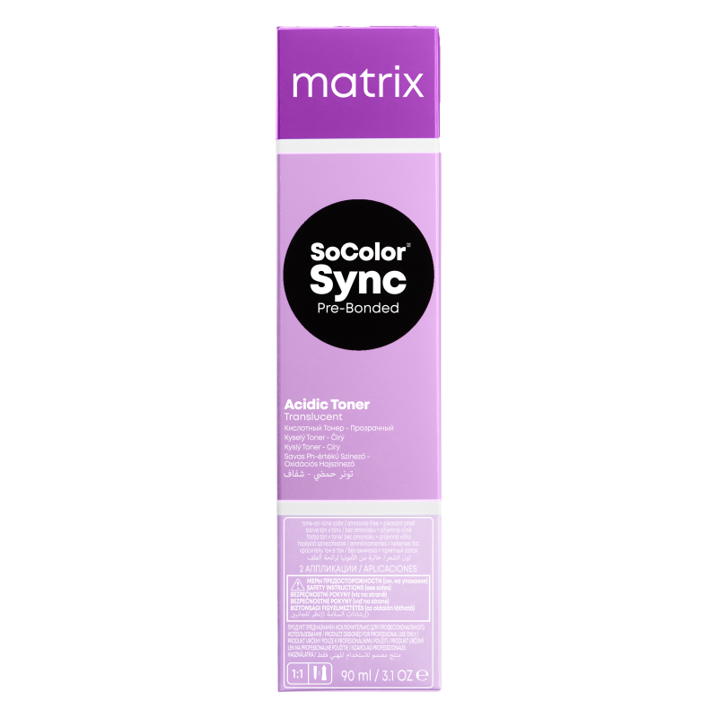 MATRIX Тонер кислотный для волос, шатен 5 N/ SoColor Sync 90 мл, фото 3