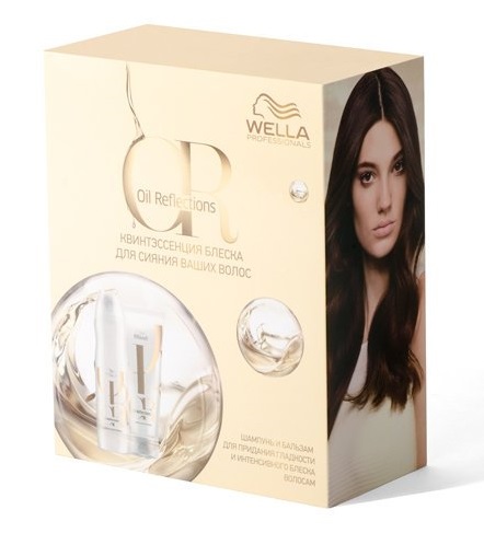 WELLA Professionals Набор для интенсивного блеска волос (шампунь 250 мл, бальзам 200 мл) / OIL REFLECTIONS