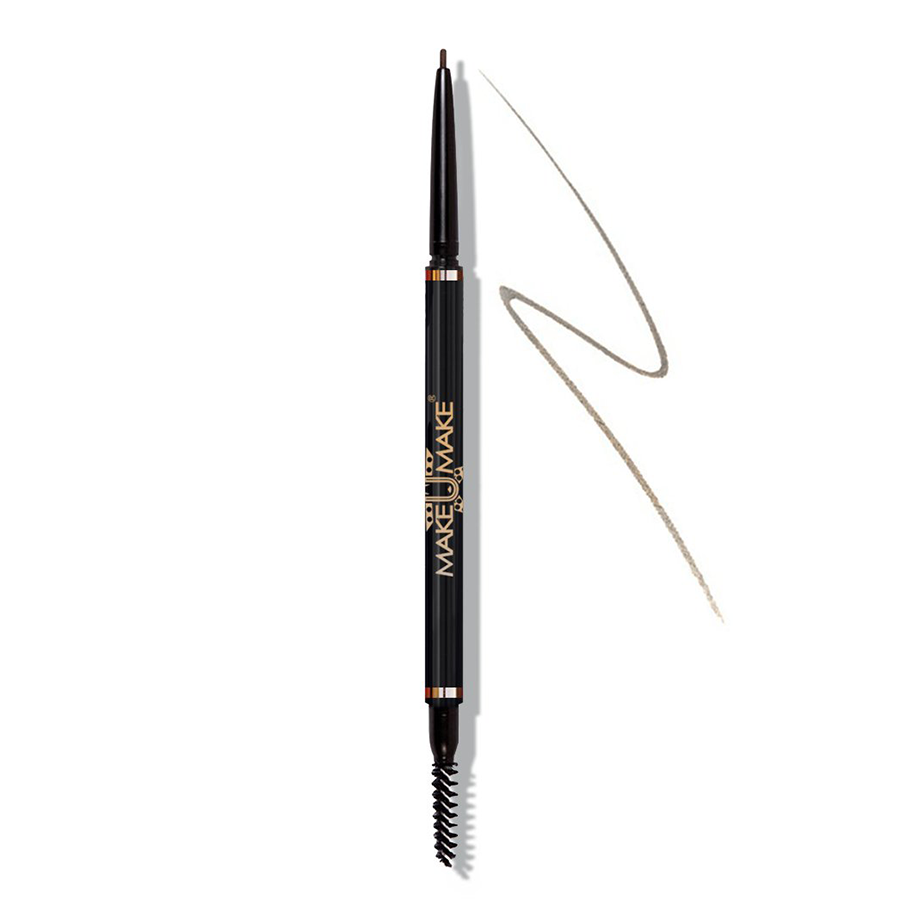 MAKE U MAKE Карандаш ультратонкий механический для бровей для блондинок и русых, серо-коричневый / Taupe SlimMatic 3,2 гр, фото 2