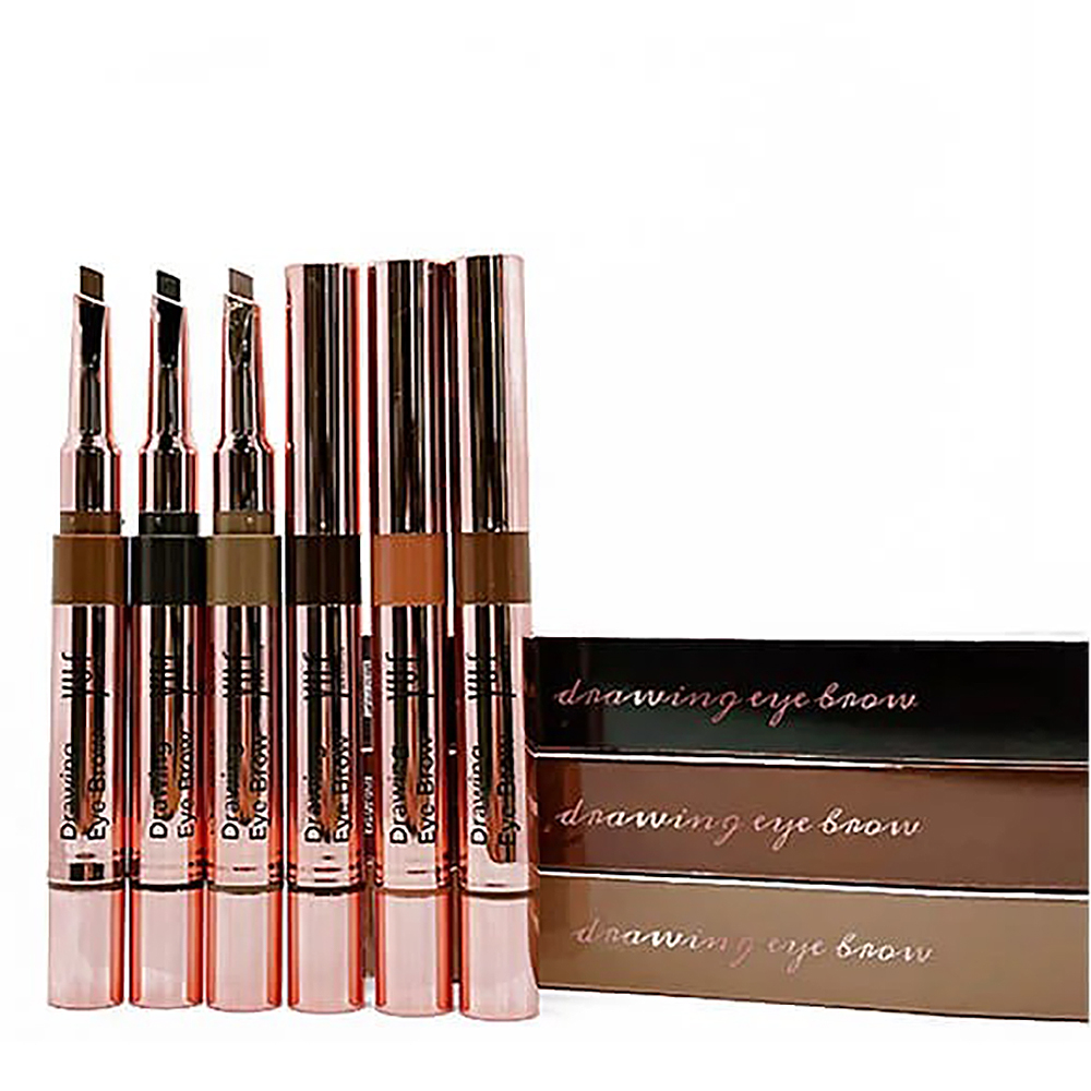 YU.R Карандаш для бровей, темный шоколад / Drawing Eye Brow Dark chocolate 2,5 мл, фото 5