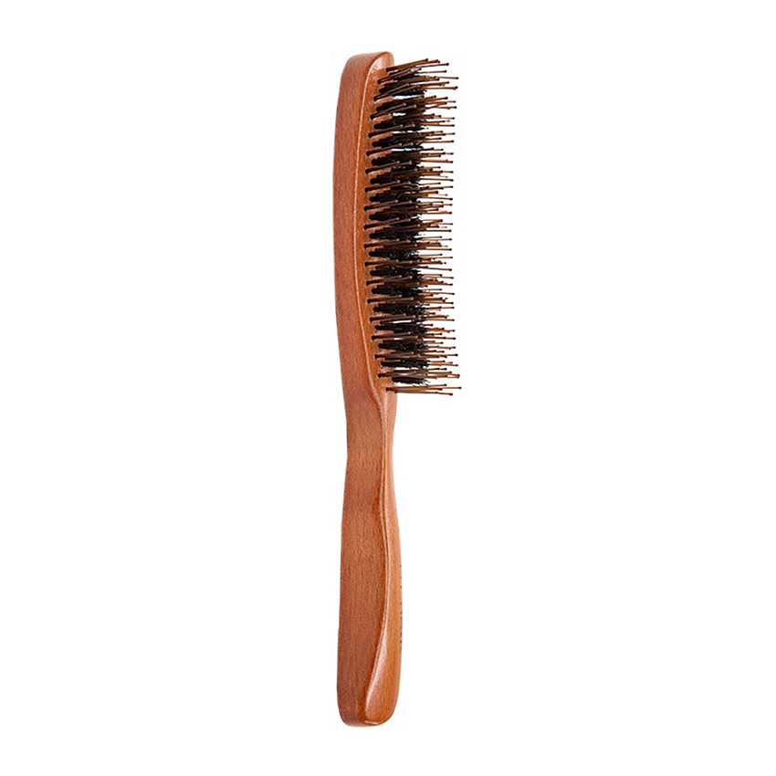 I LOVE MY HAIR Щетка парикмахерская для волос Shiny Brush, деревянная, фото 2