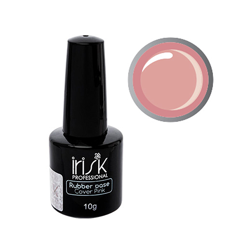 IRISK PROFESSIONAL База каучуковая камуфлирующая для ногтей, розовая / Rubber Base Cover Pink 10 гр, фото 2