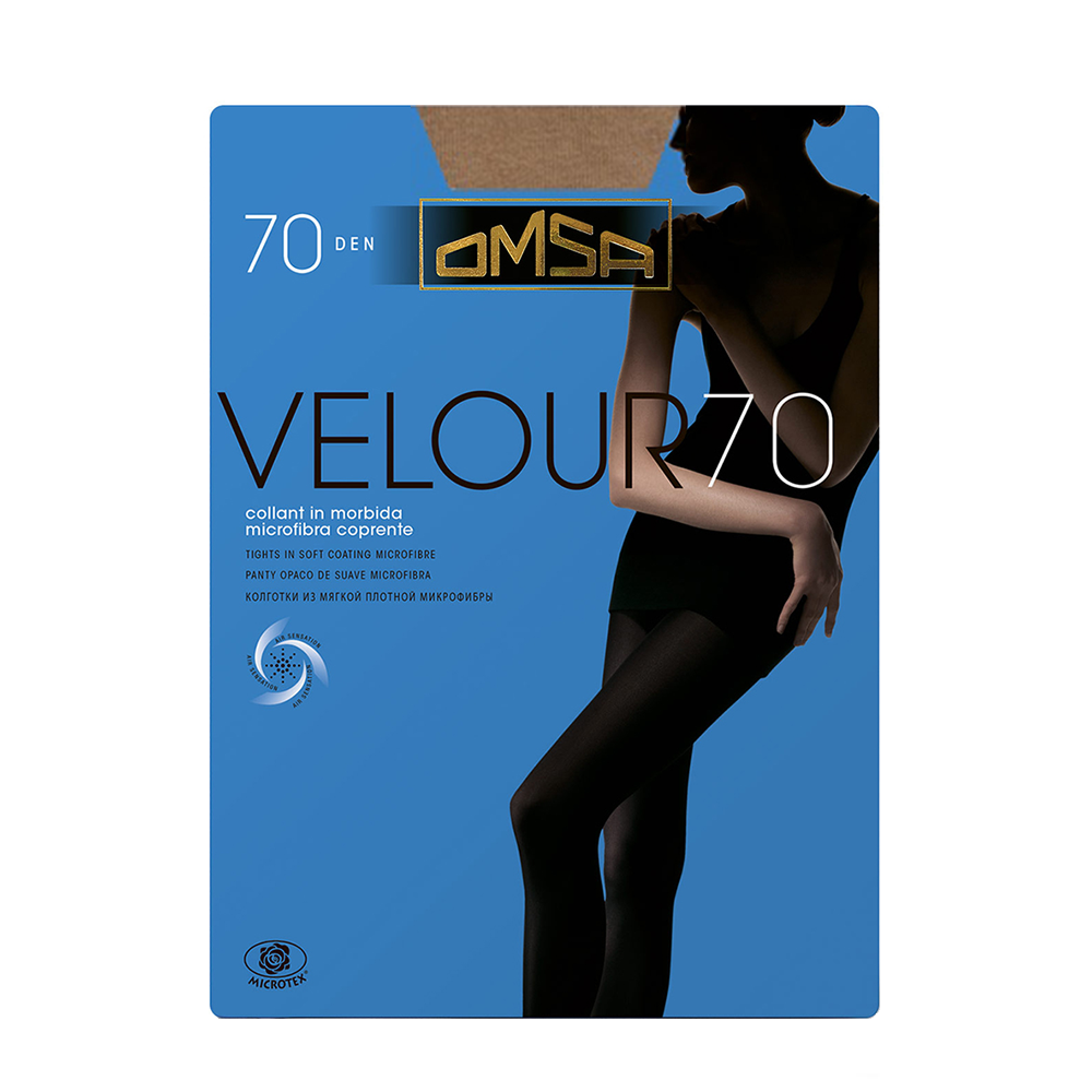 

OMSA Колготки Caramello 2 / Velour 70